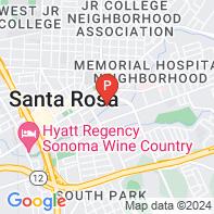 View Map of 864 Second Street,Santa Rosa,CA,95404